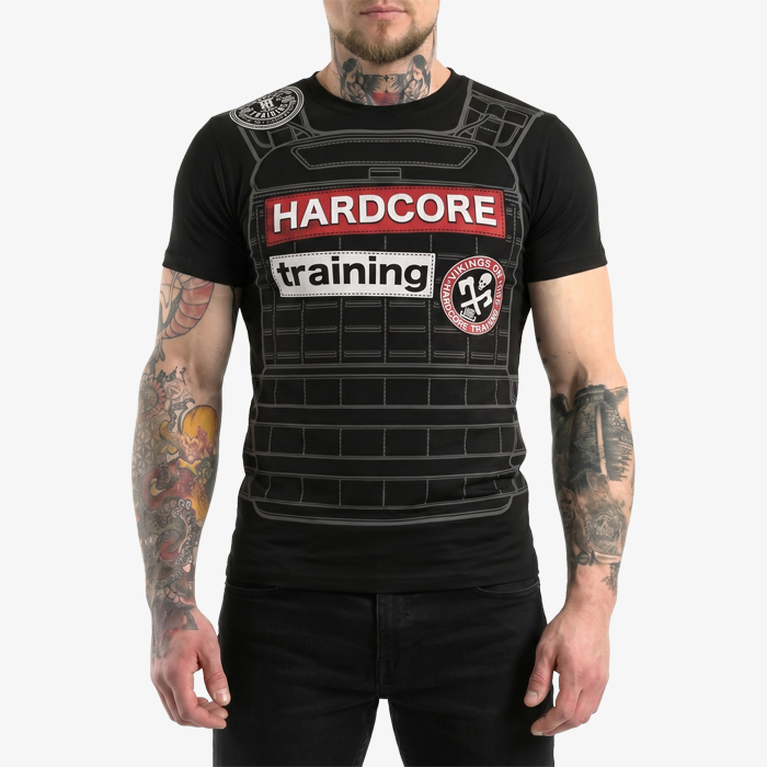 Футболка Hardcore Training Weighted Vest Black - фото 1