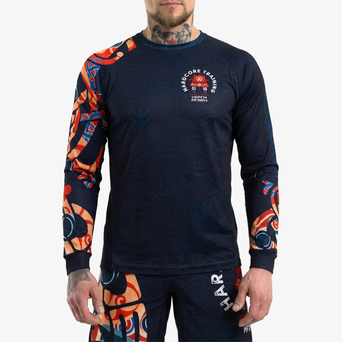Тренировочный лонгслив Hardcore Training Nordic Pattern Multicolor - фото 1