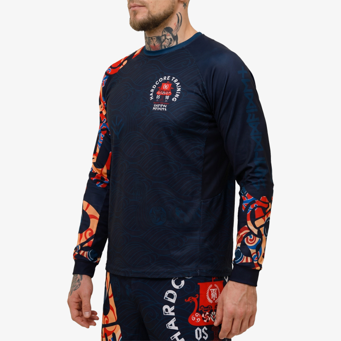 Тренировочный лонгслив Hardcore Training Nordic Pattern Multicolor - фото 2