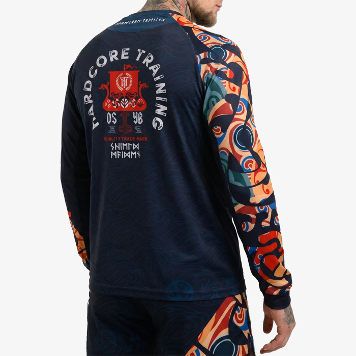 Тренировочный лонгслив Hardcore Training Nordic Pattern Multicolor - фото 3