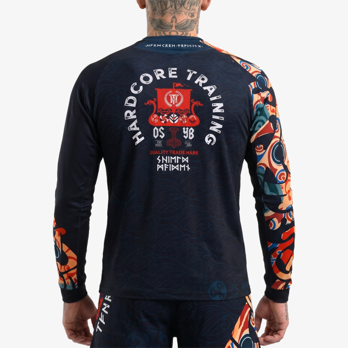 Тренировочный лонгслив Hardcore Training Nordic Pattern Multicolor - фото 4