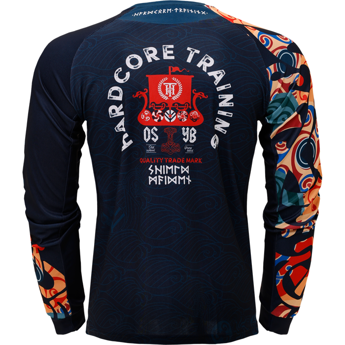 Тренировочный лонгслив Hardcore Training Nordic Pattern Multicolor - фото 7
