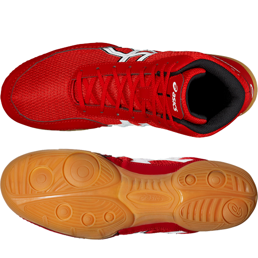 Детские борцовки Asics Matflex 5 красные - фото 2