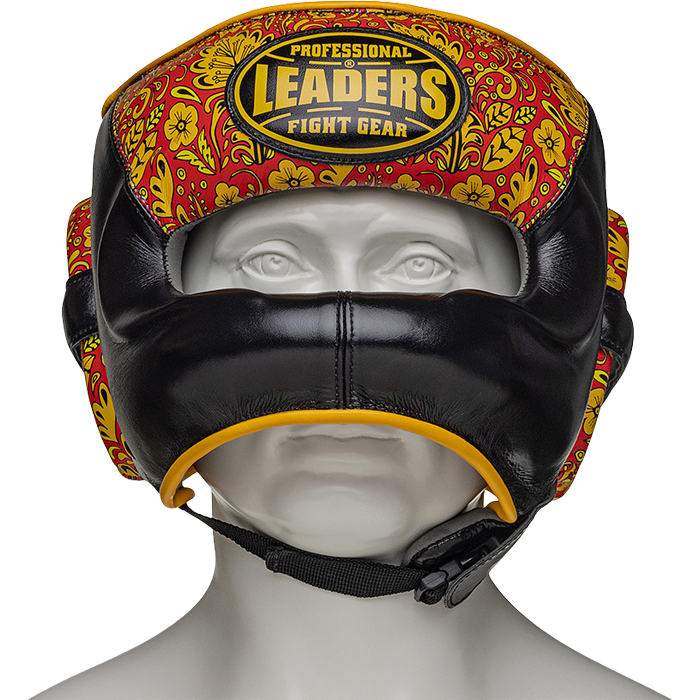 Бамперный боксерский шлем Leaders Хохлома - фото 2
