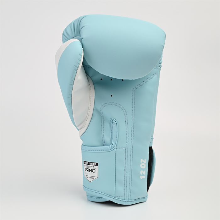 Боксерские перчатки Primo Emblem II Semi Leather Arctic Blue - фото 3