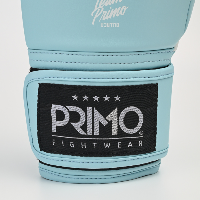 Боксерские перчатки Primo Emblem II Semi Leather Arctic Blue - фото 5