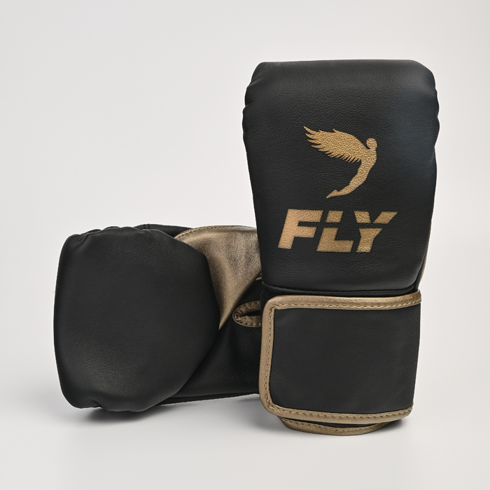 Снарядные боксерские перчатки Fly Bag Mitt черные - фото 1