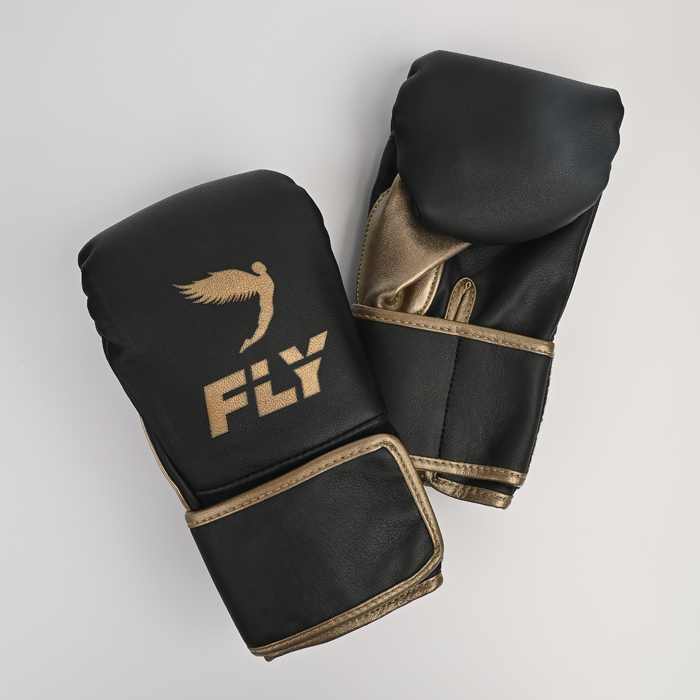 Снарядные боксерские перчатки Fly Bag Mitt черные - фото 2