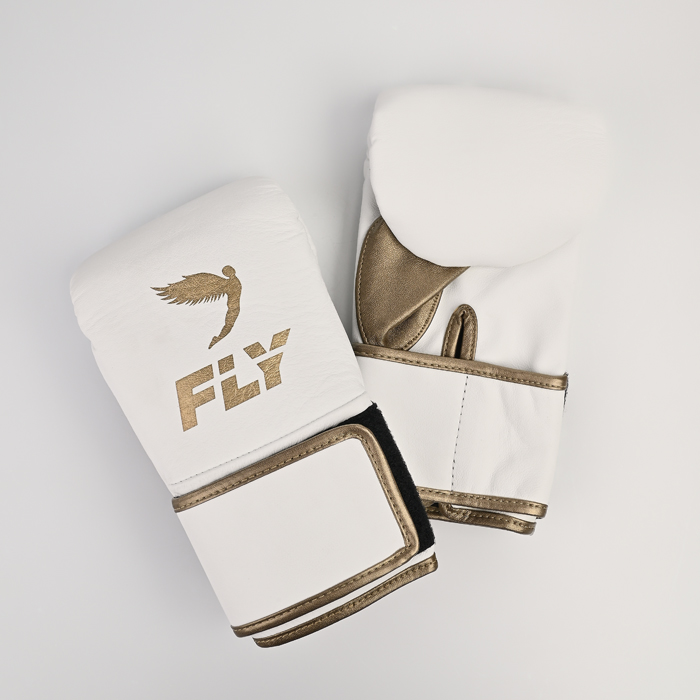 Снарядные боксерские перчатки Fly Bag Mitt белые - фото 2
