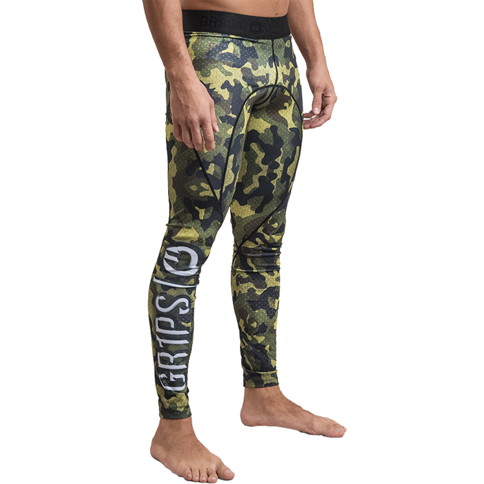 Компрессионные штаны Gr1ps Woodland Camo - фото 3