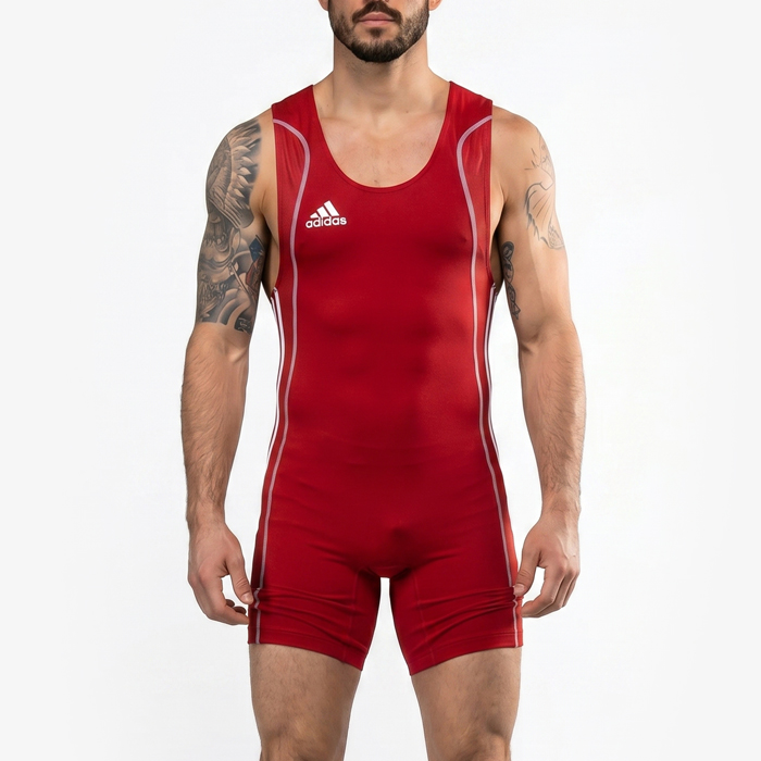 Трико для борьбы Adidas W8 красное - фото 1