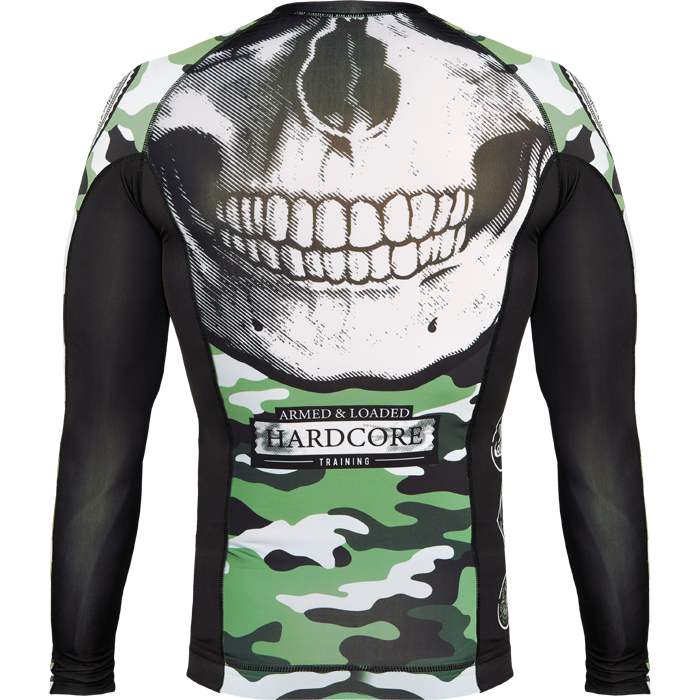 Рашгард Hardcore Training Fear Zone Green Camo - фото 3