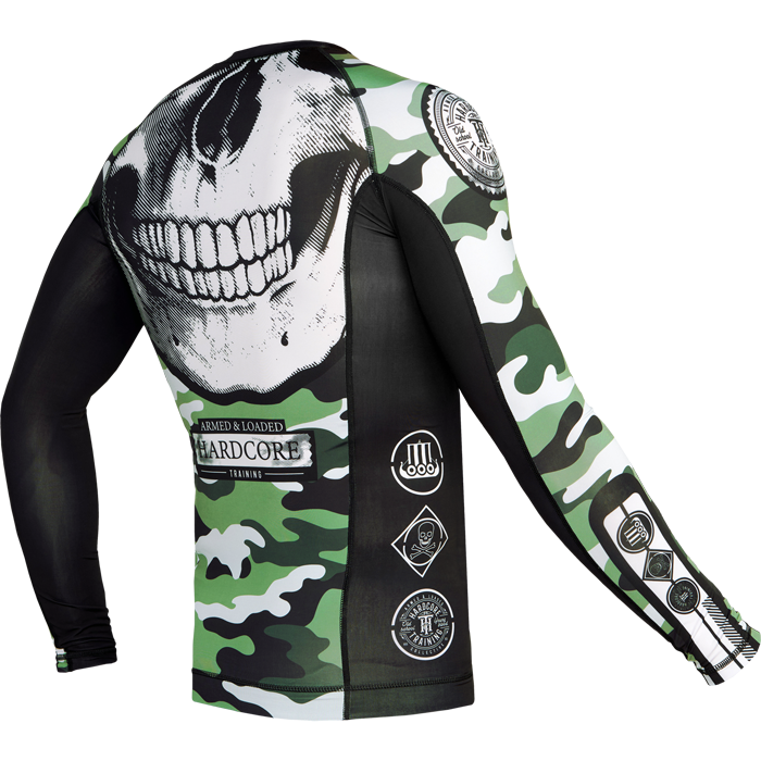 Рашгард Hardcore Training Fear Zone Green Camo - фото 4