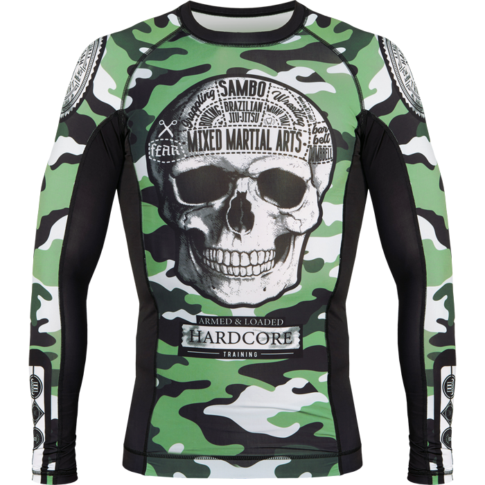 Рашгард Hardcore Training Fear Zone Green Camo - фото 5
