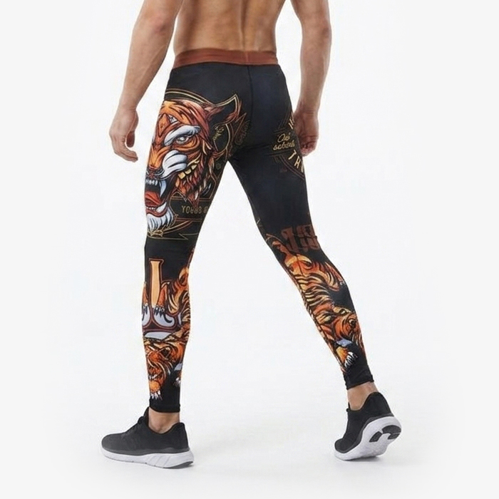 Компрессионные штаны Hardcore Training Tiger - фото 3