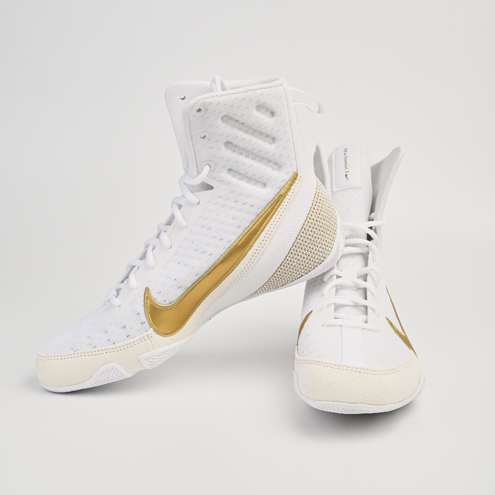 Боксерки Nike Machomai 3.0 White/Gold - фото 3