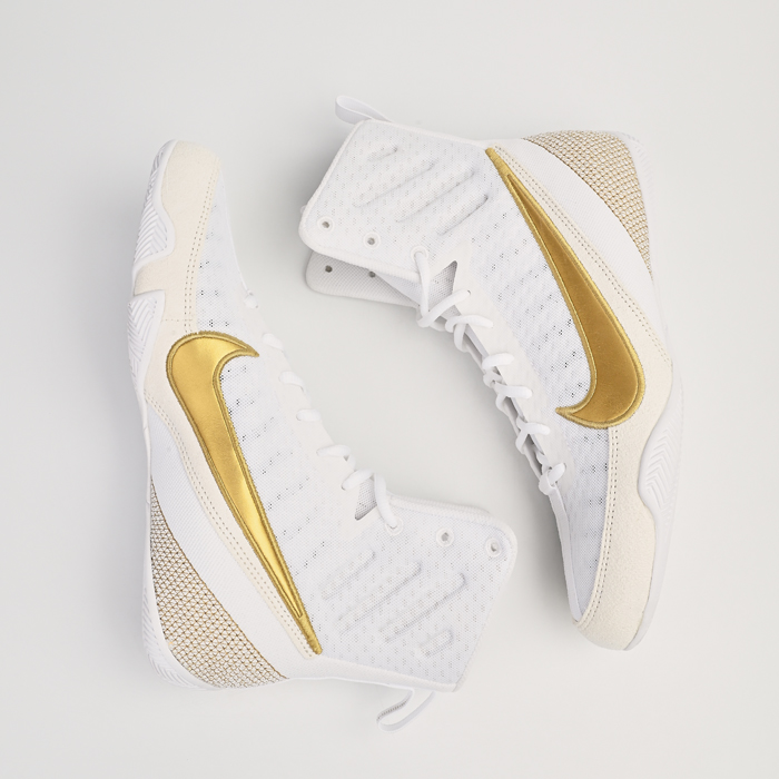 Боксерки Nike Machomai 3.0 White/Gold - фото 4