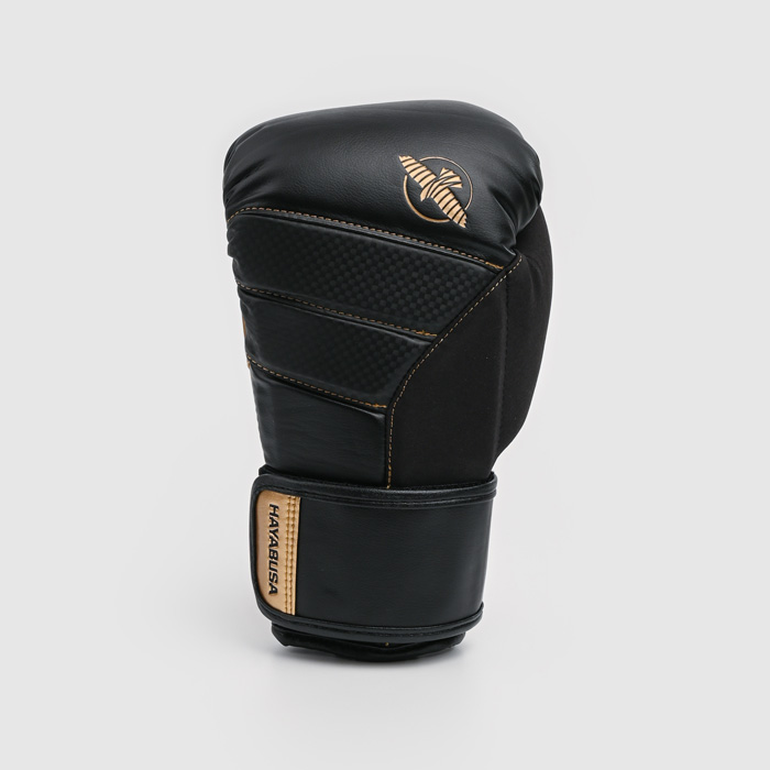 Боксерские перчатки Hayabusa T3 Black/Gold - фото 4