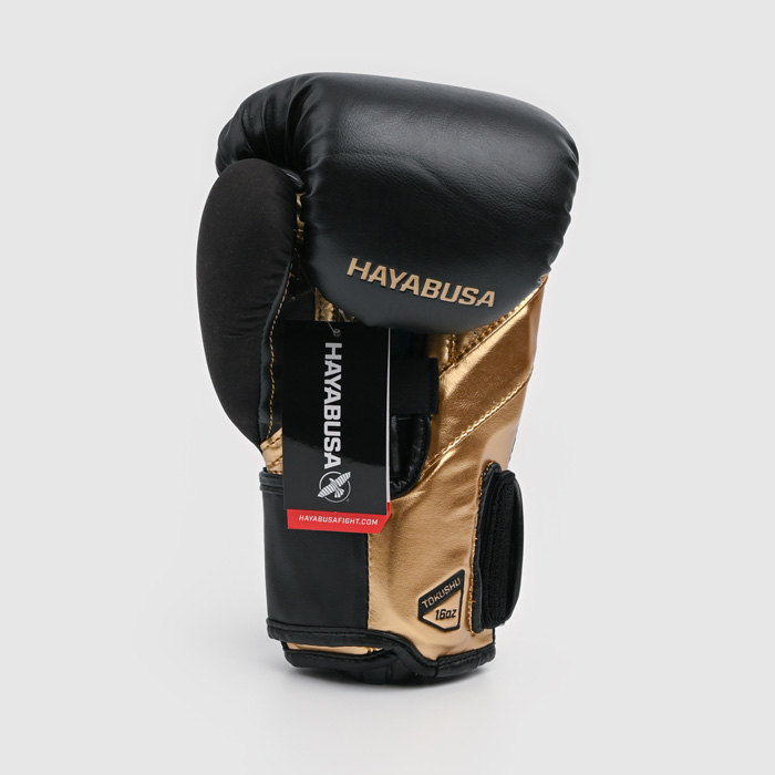 Боксерские перчатки Hayabusa T3 Black/Gold - фото 5