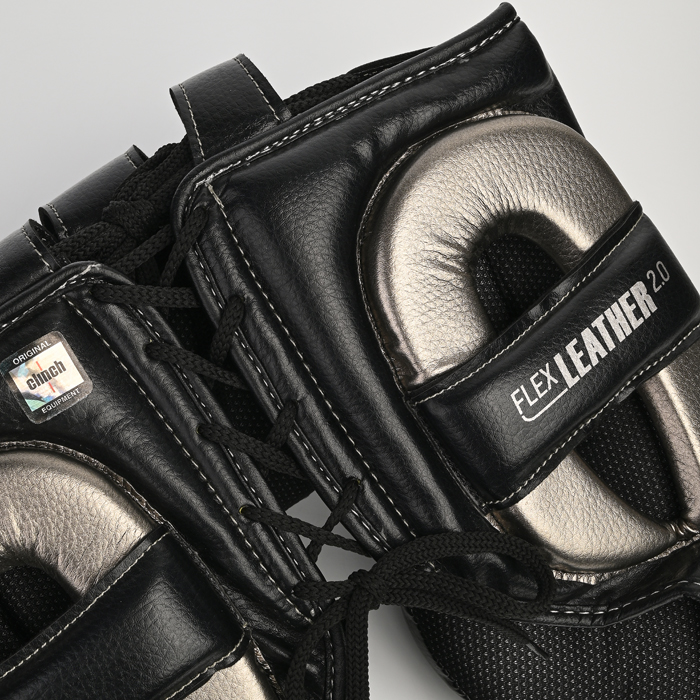 Боксерский шлем Clinch Punch 2.0 черно-бронзовый C145 - фото 4