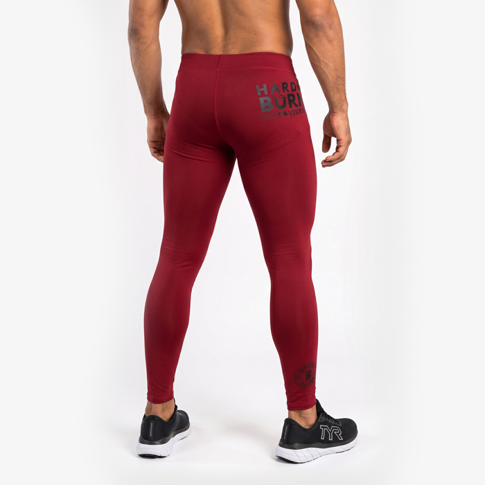 Компрессионные штаны Hardcore Training Burning Burgundy - фото 3