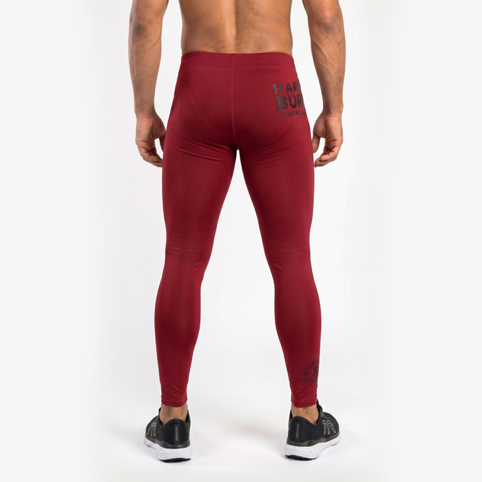 Компрессионные штаны Hardcore Training Burning Burgundy - фото 4