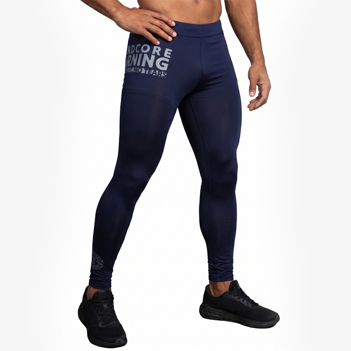 Компрессионные штаны Hardcore Training Burning Blue - фото 1