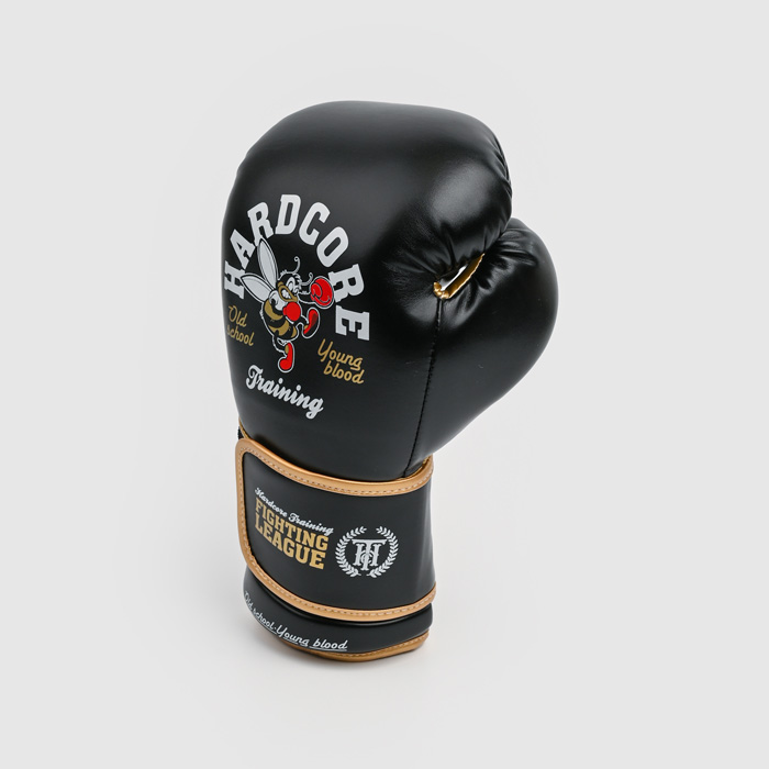 Боксерские перчатки Hardcore Training Fighting League Black PU - фото 3