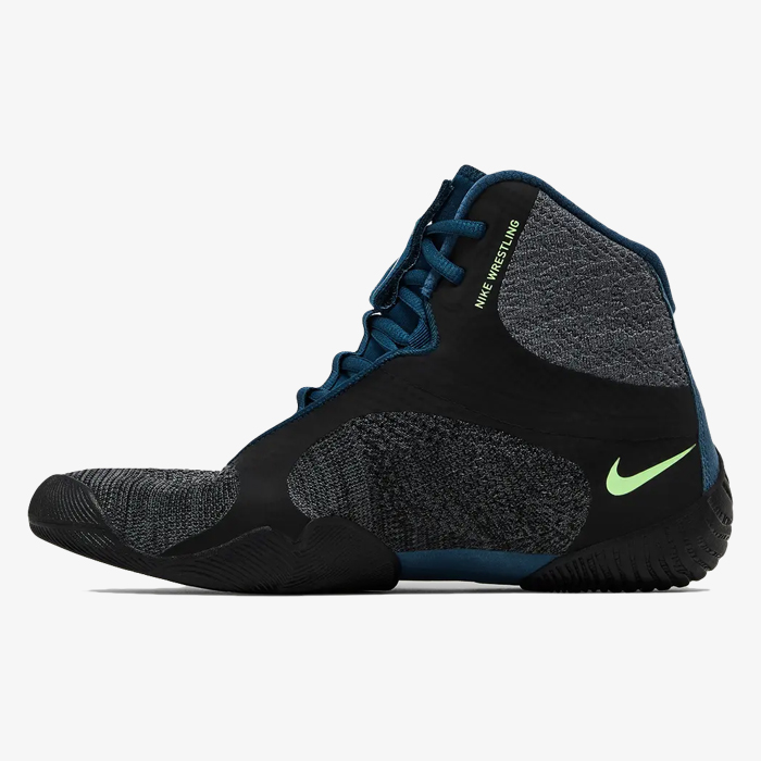 Борцовки Nike Tawa серый/черный/неоновый - фото 2