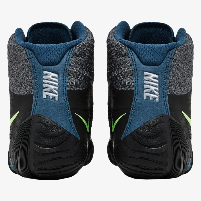 Борцовки Nike Tawa серый/черный/неоновый - фото 3