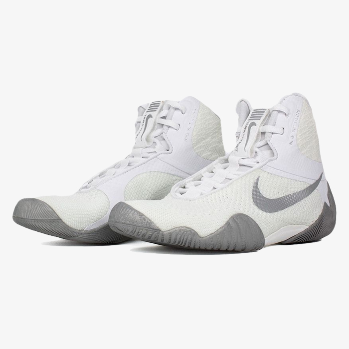 Борцовки Nike Tawa White Metallic серебристые - фото 1