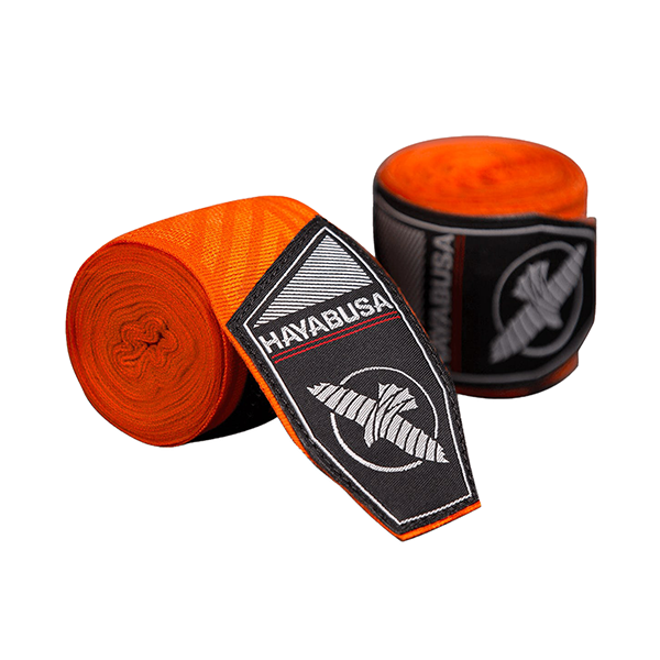 Боксёрские бинты Hayabusa Orange Maze 4,5 м - фото 1