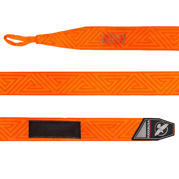 Боксёрские бинты Hayabusa Orange Maze 4,5 м - фото 2