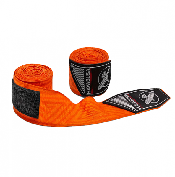 Боксёрские бинты Hayabusa Orange Maze 4,5 м - фото 3
