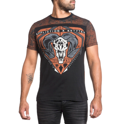Футболка Affliction Brave Athletics с принтом