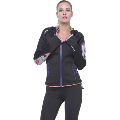 Женская тренировочная ветровка Gr1ps Thermal Hoodie Power Flower