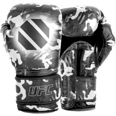 Боксерские перчатки UFC Pro камуфляж Shadow серый камуфляж