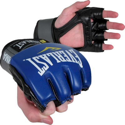 ММА перчатки Everlast Pro Style Grappling синие