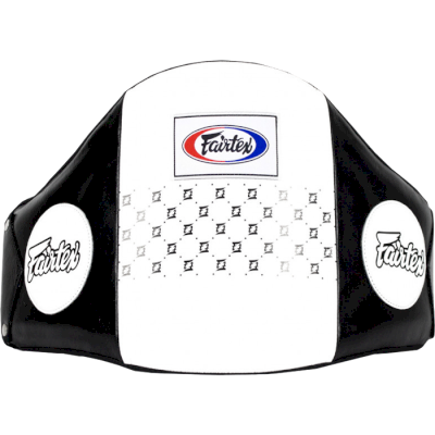 Тренерский пояс Fairtex BPV1 белый/черный