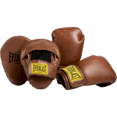 Набор для бокса Everlast 1910 PU коричневый