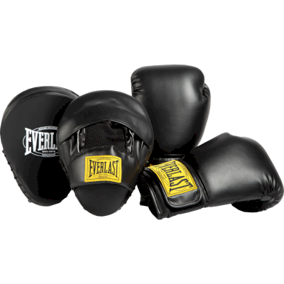 Набор для бокса Everlast 1910 PU черный