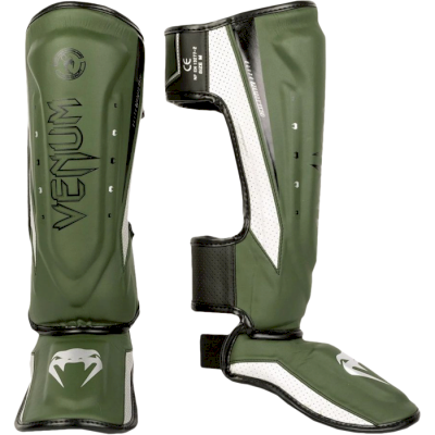 ММА шингарды Venum Elite Evo хаки/серебристый