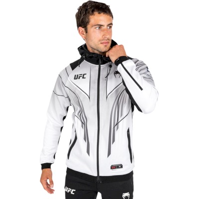 Толстовка Venum UFC Authentic Fight Night 2.0 Walkout Hoodie белая