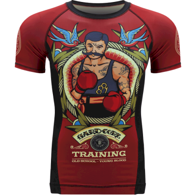Рашгард с коротким рукавом Hardcore Training Old Tattoo 2.0