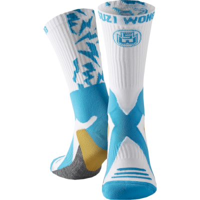 Носки Suzi Wong Lightning Socks белый/бирюзовый