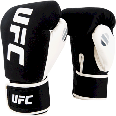 Боксерские перчатки UFC PU черный/белый