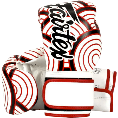 Боксерские перчатки Fairtex BGV14 8 Oz белый/красный