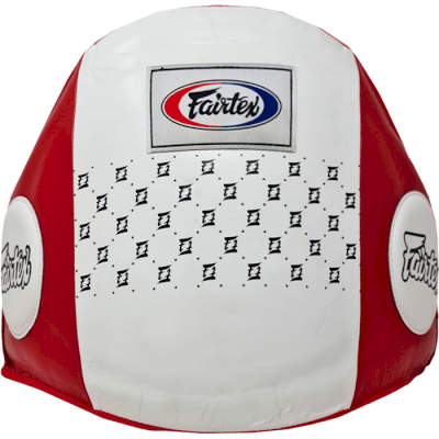 Тренерский пояс Fairtex BPV1 красный/белый