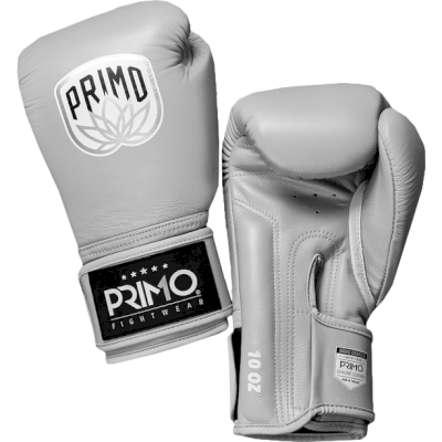 Боксерские перчатки Primo Emblem II 8 Oz Mercury серые
