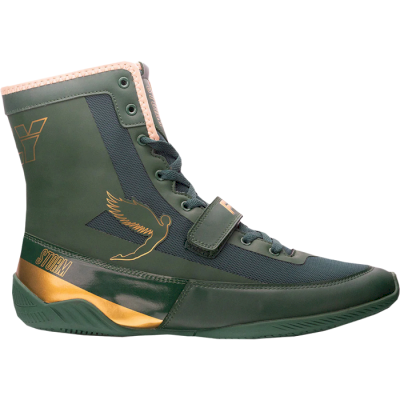 Боксерки Fly Storm Boots зеленый/золотой